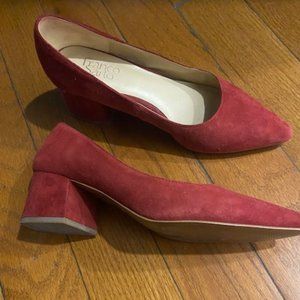 Women square heel pumps 8.5